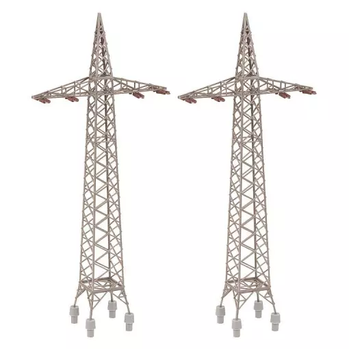 Set de 2 pylônes du réseau de traction- HO 1/87ème - FA120377