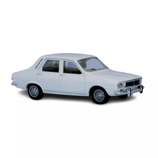 Renault 12 TL car in white livery SAI 2227 BREKINA 14521- HO : 1/87 -