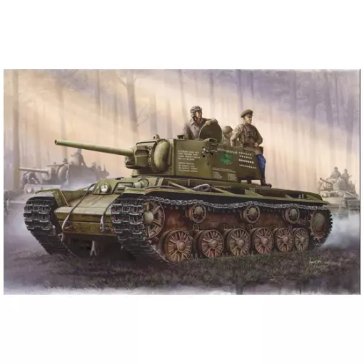 Rusia KV-1 modelo 1942 Tanque de torreta simplificada - Trumpeter 00358 - 1/35