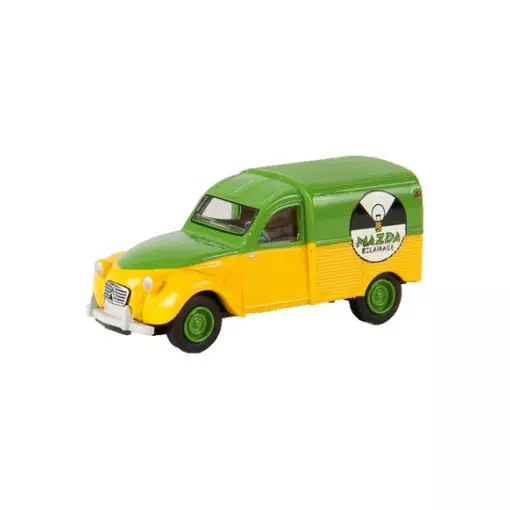 Voiture Renault 4 fourgonnette de 1961 livré AZU MAZDA - HO 1/87 ème