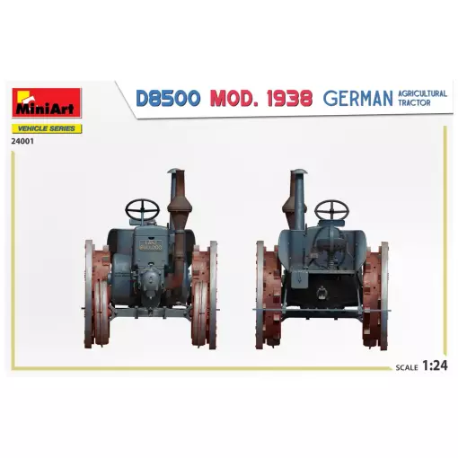 TRACTEUR AGRICOLE ALLEMAND D8500 - CARSON 550024001 - 1/24