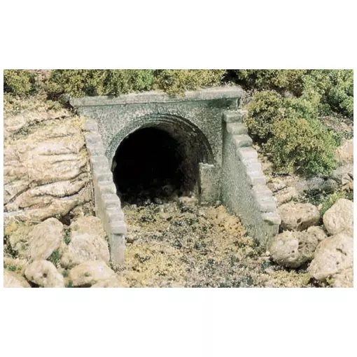 Arco de alcantarilla de mampostería de yeso - WOODLAND SCENICS C1263 - HO 1/87