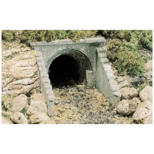 Plaster masonry arch culvert - WOODLAND SCENICS C1263 - HO 1/87