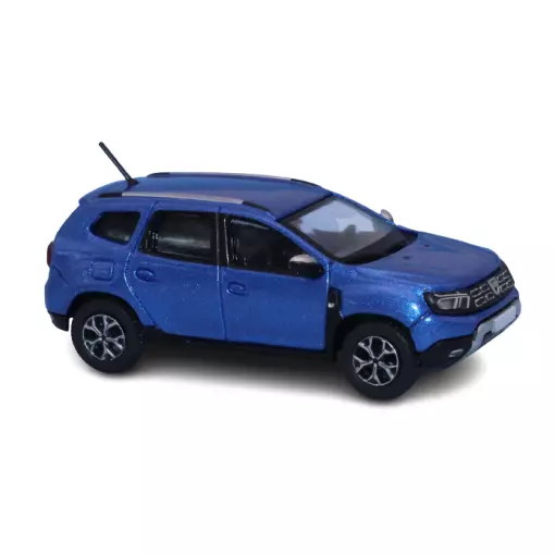 Véhicule Dacia Duster II - bleu métallisé - SAI 7381 - HO 1/87