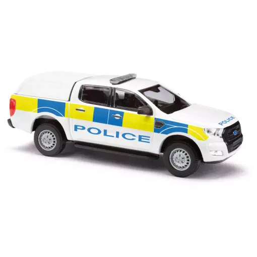 Véhicule Ford Ranger Hardtop Police Royaume-Uni BUSCH 52827 - HO 1/87