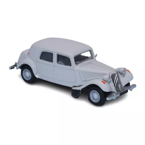 Voiture Citroën Traction 11B 1952 gris perle SAI 6104 - HO 1/87