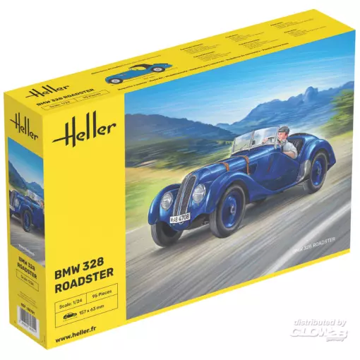 BMW 328 Roadster - Heller 80701 - 1/24