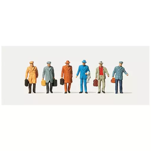 Lot de 6 Voyageurs - Merten 0212547 - HO 1/87