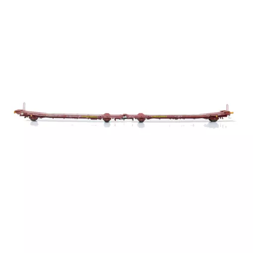 Wagon plat couplé Laads 800B spécial transport de véhicules - Dekas DK873101 - HO 1/87 - DB AG - Ep V - 2R
