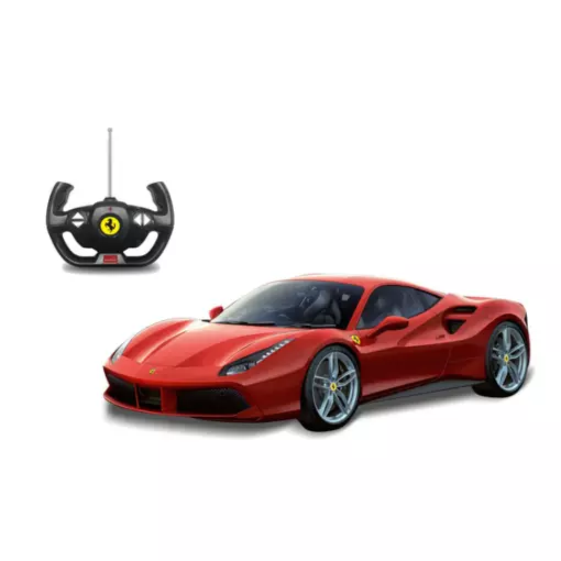 Coche eléctrico - Ferrari 488 GTB Rojo RTR - T2M RS75600 - 1/14