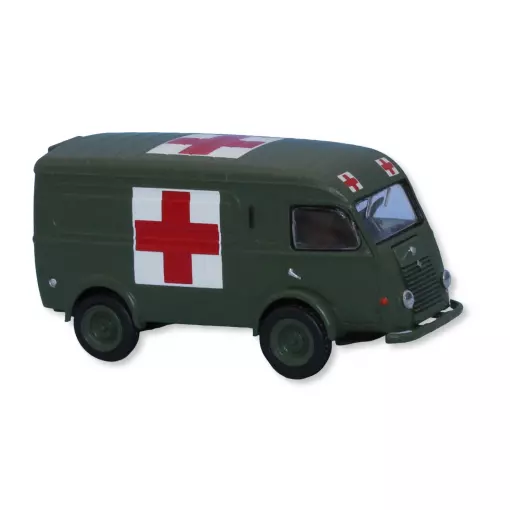 Camionnette Renault Goélette Ambulanz Militär SAI 3716 - HO : 1/87