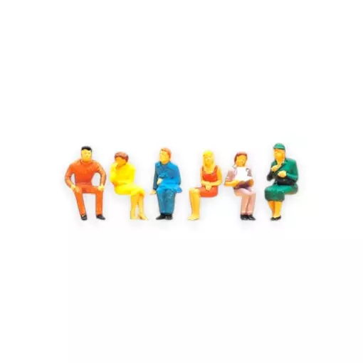 Personajes sentados