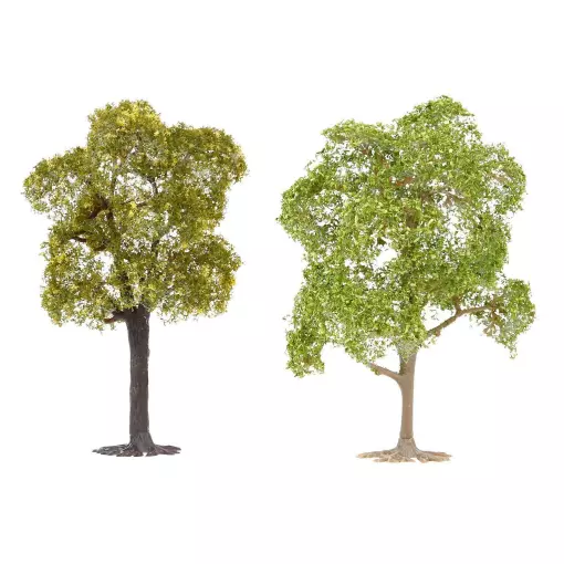 2 alberi - Lime & Alisier torminal Faller 181801 - HO - N - TT - 95 e 130 mm