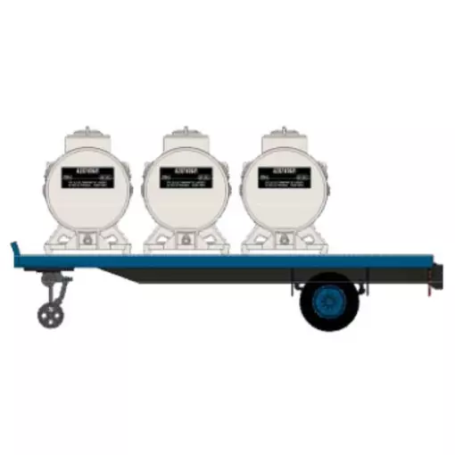 Tray aanhanger 3 "BP" containers
