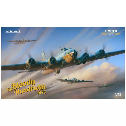 The bloody hundredth B-17F, 1943, édition limitée - Eduard Plastic Kits 11183 - 1/48