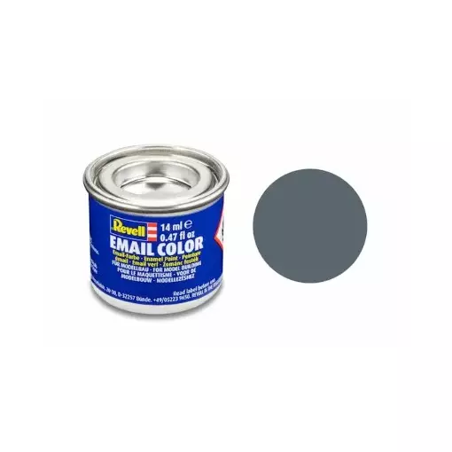 Peinture Émail Revell Bleu-Gris Mat RAL 7031, 14ml - REVELL 32179