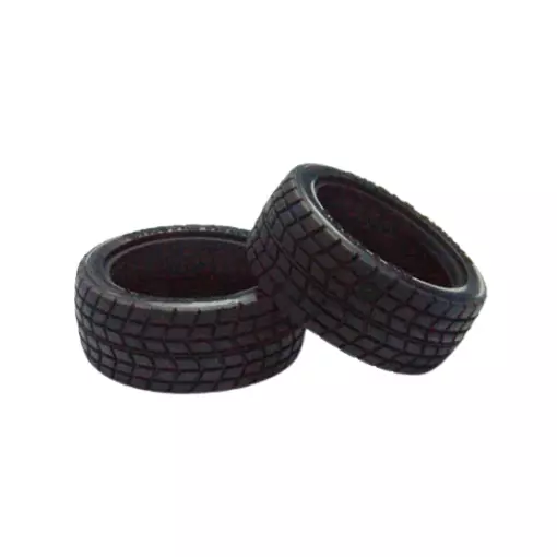 26 mm radial racing tyres - Tamiya 50419 - 1/10 - 2 pieces