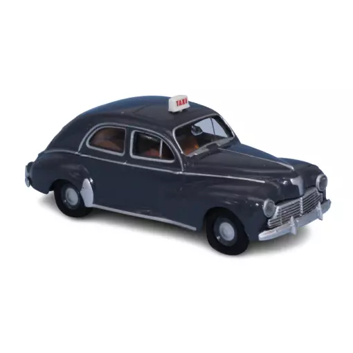 Auto TAXI Peugeot 203 berlina grigio antracite BREKINA 92990 SAI 2511- HO 1/87