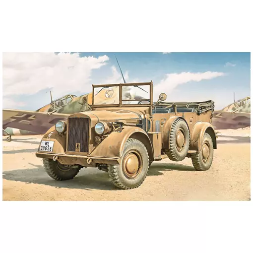 Vehicle Kfz.12 Horch Typ 40 Early Production WWII - ITALERI 6597 - 1/35