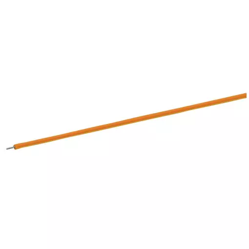 Bobine de Fil Orange - 10 Mètres - Section 0.7mm² - ROCO 10633 - Universelle 
