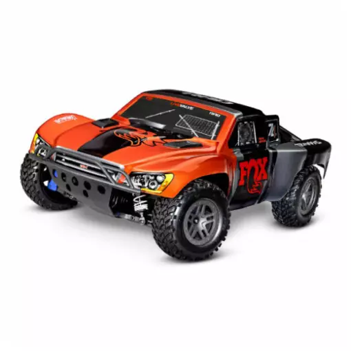 Short course - Slash 4x4 brushless 2S RTR - Traxxas 68154-4-FOX - 1/10