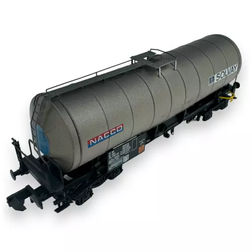 Vagón cisterna de 4 ejes "Nacco-Solvay" - Arnold HN6605 - N 1/160 - SNCF - Ep V - 2R