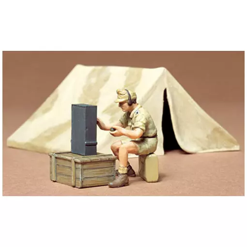 Tente et radio D.A.K. - Tamiya 35074 - 1/35