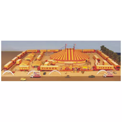 Coffret Ménagerie du Cirque Pinder "Années 1990" Sai 276 - HO : 1/87