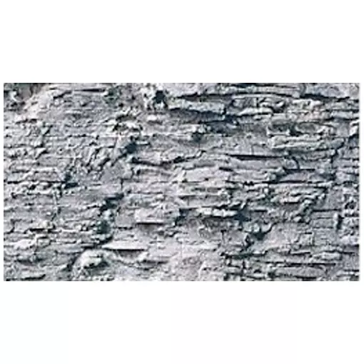 Set of 2 slate rock sheets 40x18 cm