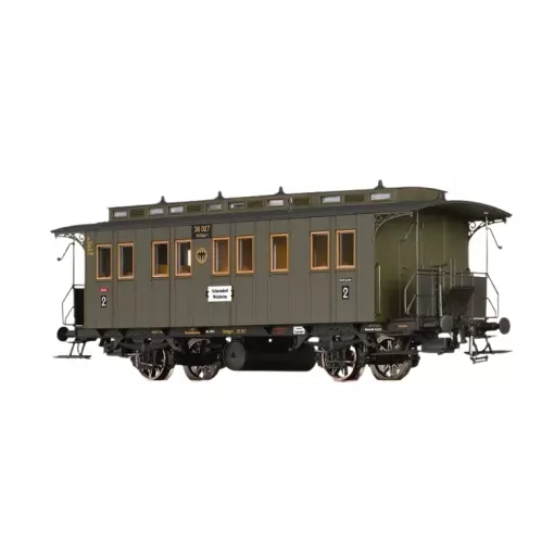 Carrozza passeggeri 36027 - Brawa 45621 - HO 1/87 - DRG - EP II - 2R