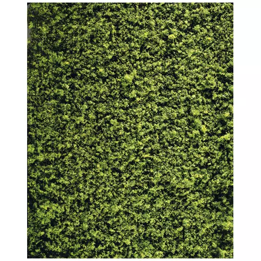 Capa de fibras de follaje verde medio