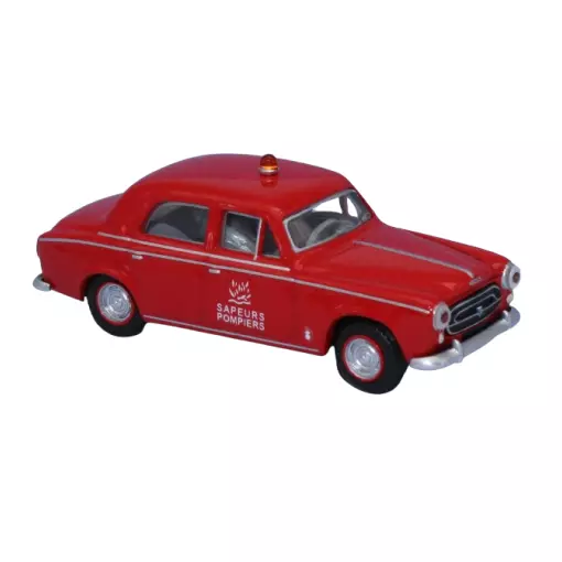 Peugeot 403 8CV - Sapeurs Pompiers Militaires - SAI 6222 - Echelle HO 1/87