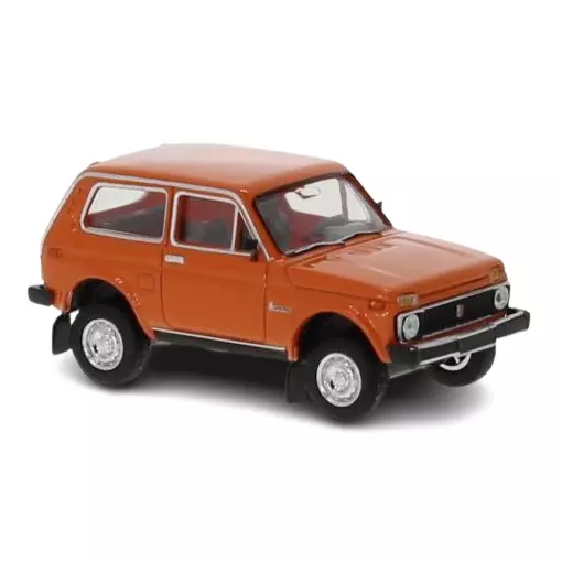 Compact car Brekina 27241 Lada Niva - HO : 1/87 - orange livery