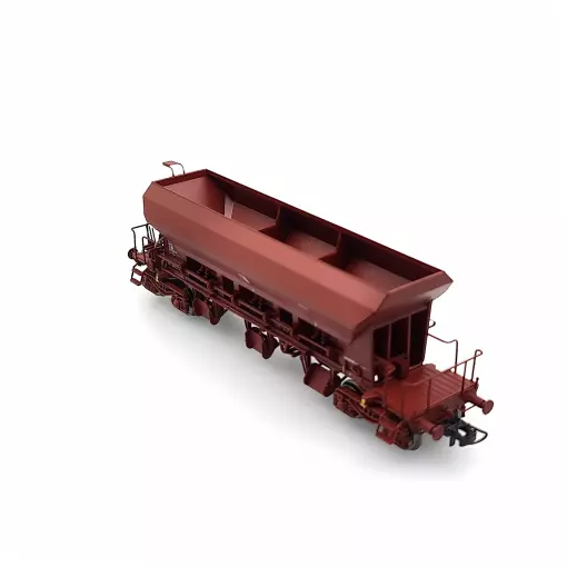 Hopperwagen F70 Uas met REE Ballast Modellen WB675 - HO : 1/87 - SNCF - EP IV