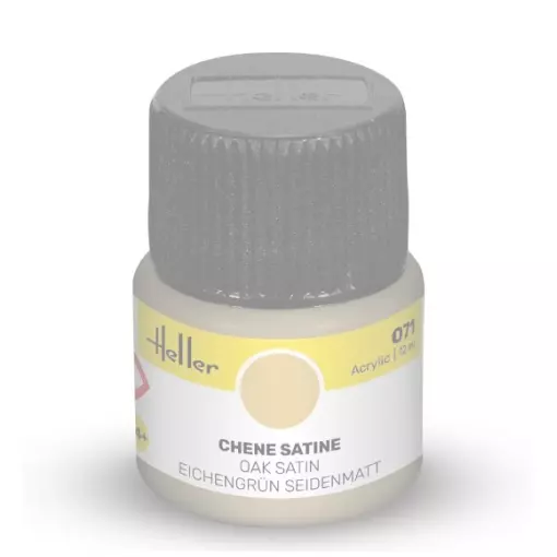 Peinture Acrylique 071 - Chêne Satiné - Heller 9071 - 12ML