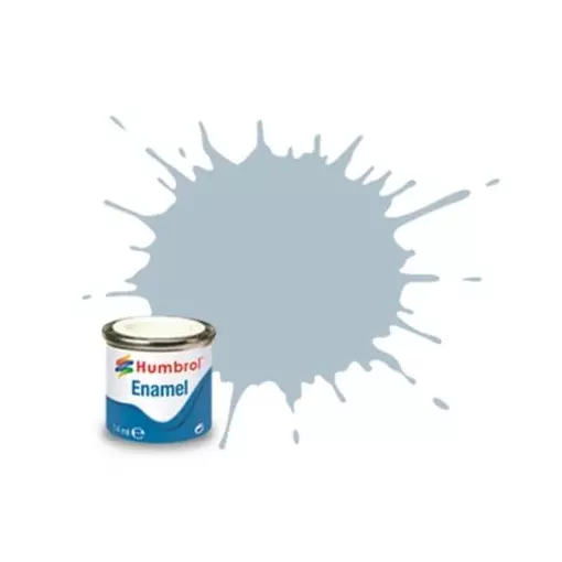 Peinture cellulosique couleur Aluminium Poli Metalcote N°27003 - Humbrol AC5025 - 14 mL