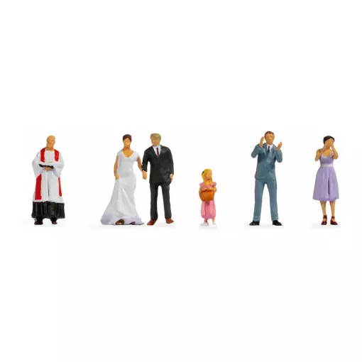 Set of 6 "Married" figures NOCH 36862 - N 1/160