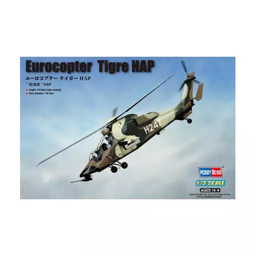 Eurocopter de l'armée française EC-665 Tigre HAP - Hobby Boss 87210 - 1/72