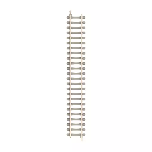 RAIL DROIT TRAVERSES BÉTON - MINITRIX 14590 - N 1/160 - CODE 60 - LONGUEUR 104,2MM - 2R