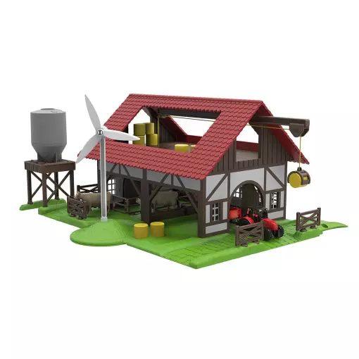 Ferme avec animaux, étables, silos, foin - Märklin my world 72212 - HO 1/87