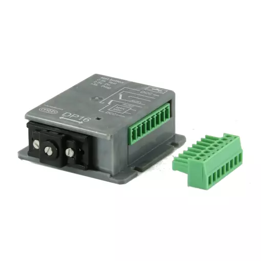 Moteur lent d’aiguillage avec interface DCC + 2 contacts de commutation indépendants - MTB DP16