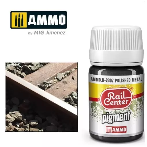 Effet Métal Poli pour Modélisme et Dioramas - AMMO.R-2307