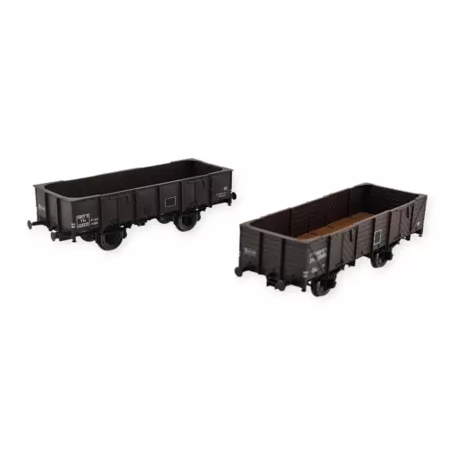 Wagons tombereau 4 portes ex-PLM, SNCF HO 1/87e