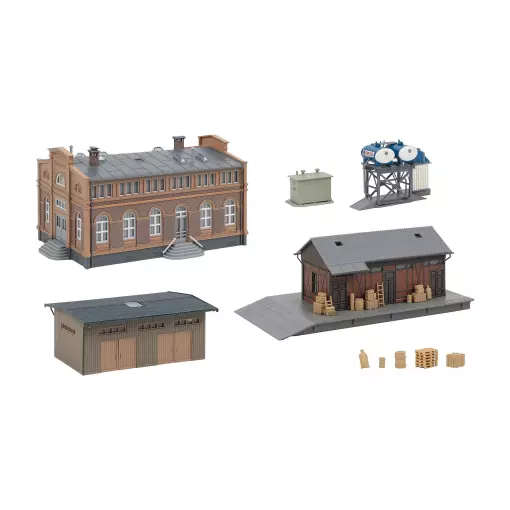 Coffret promotionnel Manutention de marchandises - Faller 190088 - HO 1/87 