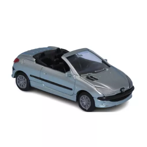 Peugeot 206 cabriolet gris IJsland - SAI 2198 - HO 1/87/97