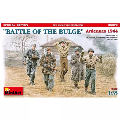 Lot 5 Figurines - Bataille des Ardennes 1944 - Carson 550035373 - 1/35