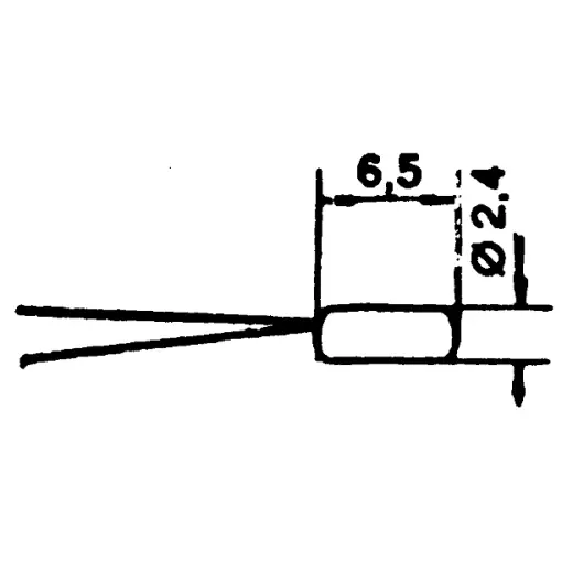 Beutel mit 5 Drahtlampen 16V / 22mA