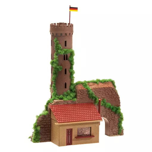 Turm mit schönem Aussichtspunkt FALLER 130291 - HO 1/87