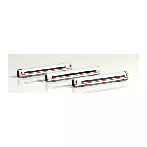 Coffret de 3 voitures complémentaires pour ICE4 - Kato K10953 - N 1/160 - DB - EP VI