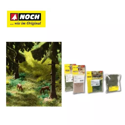 Vegetation starter set "In the forest" Noch 60772 - HO 1/87